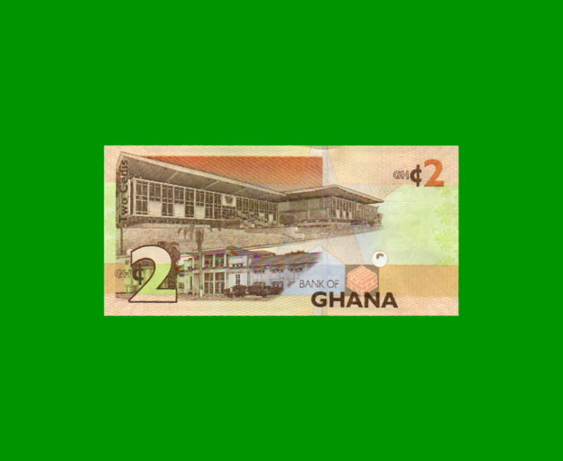 BILLETE DE GHANA 2 CEDIS, PICK 37Ae, AÑO 2017 ESTADO SIN CIRCULAR.- - Imagen 2