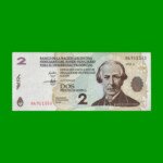 BONO NACIONAL $ 2,00, EC 200, AÑO 2001, ESTADO MUY BUENO+.-