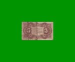 BILLETE PROVINCIA DE JUJUY 0,50 CTVOS MONEDA NACIONAL, PICK S2021, AÑO 1903, ESTADO MUY BUENO- .- - Imagen 2