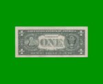 BILLETE DE EEUU 1,00 DOLAR, SELLO VERDE, PICK 480b, ESTADO EXCELENTE.- - Imagen 2