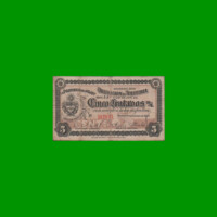 BILLETE PROVINCIA DE JUJUY 0,50 CTVOS MONEDA NACIONAL, PICK S2021, AÑO 1903, ESTADO MUY BUENO- .-