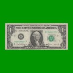 BILLETE DE EEUU 1,00 DOLAR, SELLO VERDE, PICK 480b, ESTADO EXCELENTE.-