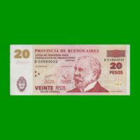 BONO DE BUENOS AIRES $20,00, EC 222, AÑO 2002, ESTADO MUY BUENO+.-