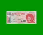 BONO DE LA RIOJA 100,00 DE AUSTRALES, EC 043, AÑO 1989, ESTADO MUY BUENO+.-