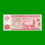 BONO DE LA MUNICIPALIDAD DE FRIAS $20,00, SERIE G, AÑO 2001, NUMERACION BAJA, ESTADO MUY BUENO+.-