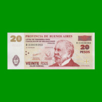 BONO DE BUENOS AIRES $20,00, EC 222, AÑO 2002, ESTADO EXCELENTE+.-