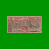BILLETE PROVINCIA DE MENDOZA $1,00 MONEDA NACIONAL, PICK S2088, AÑO 1914, ESTADO BUENO.-