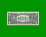 BILLETE DE EEUU 1,00 DOLAR, SELLO VERDE, PICK 537, ESTADO SIN CIRCULAR.- - Imagen 2