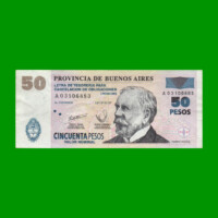 BONO DE BUENOS AIRES $50,00, EC 223, AÑO 2001, ESTADO MUY BUENO+.-