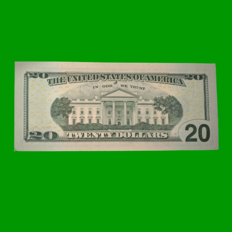 BILLETE DE EEUU 20,00 DOLARES, SELLO VERDE, PICK 541, ESTADO SIN CIRCULAR.- - Imagen 2