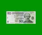 BONO NACIONAL $ 50,00, EC 209 Y MODIFICATORIOS, AÑO 2001, ESTADO EXCELENTE.-