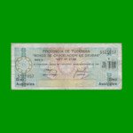 BONO DE TUCUMAN 10,00 AUSTRALES, EC 111, AÑO 1987, ESTADO BUENO.-