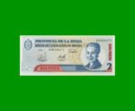 BONO DE LA RIOJA $2,00 SERIE A, EC 359, AÑO 2001, ESTADO SIN CIRCULAR.-