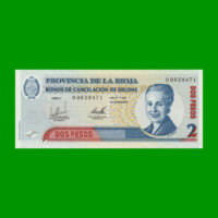 BONO DE LA RIOJA $2,00 SERIE A, EC 359, AÑO 2001, ESTADO SIN CIRCULAR.-
