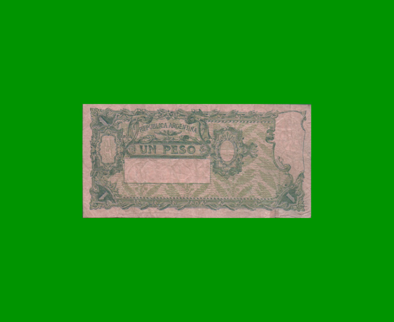 BILLETE CAJA DE CONVERSION $ 1,00, BOT 1552, AÑO 1923, ESTADO BUENO.- - Imagen 2