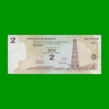 BONO DE MENDOZA $ 2,00, EC 369, AÑO 2002, ESTADO EXCELENTE- .-