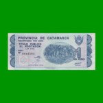 BONO CATAMARCA $1,00, EC 228, SERIE B, ESTADO MUY BUENO.-