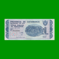 BONO CATAMARCA $1,00, EC 228, SERIE B, ESTADO MUY BUENO.-