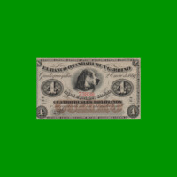 BILLETE EL BANCO OXANDABU Y GARBINO 4 REALES BOLIVIANOS, PICK S1781, AÑO 1869, ESTADO SIN CIRCULAR.-