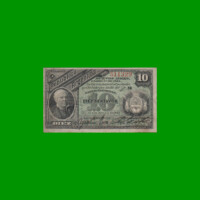 BILLETE FRACCIONARIO 0,10 CTVOS, NC 355b, AÑO 1883, ESTADO MUY BUENO.-