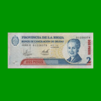 BONO DE LA RIOJA $2,00 SERIE B, EC 360, AÑO 2001, ESTADO BUENO+.-