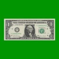 BILLETE DE EEUU 1,00 DOLAR, SELLO VERDE, PICK 544, ESTADO SIN CIRCULAR.-