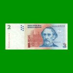 PESOS CONVERTIBLES 2do DISEÑO $2,00, BOT 3240, AÑO 2013, ESTADO MUY BUENO+ .-