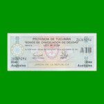 BONO DE TUCUMAN 10,00 AUSTRALES, EC 115, AÑO 1989, ESTADO SIN CIRCULAR.-