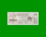 BONO DE SALTA 500,00 DE AUSTRALES, EC 071, AÑO 1989, ESTADO MUY BUENO.-