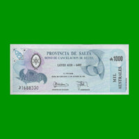 BONO DE SALTA 1.000,00 DE AUSTRALES, EC 073, AÑO 1989, ESTADO SIN CIRCULAR.-
