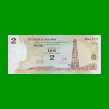 BONO DE MENDOZA $ 2,00, EC 369, AÑO 2002, ESTADO EXCELENTE+ .-