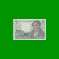 BILLETE DE FRANCIA 5 FRANCOS, PICK 98a, AÑO 1945, ESTADO SIN CIRCULAR.-