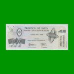 BONO DE SALTA 10.000,00 DE AUSTRALES, EC 078, AÑO 1990, ESTADO MUY BUENO+.-