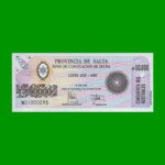 BONO DE SALTA 50.000,00 DE AUSTRALES, EC 083, AÑO 1990, ESTADO SIN CIRCULAR.-