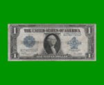 BILLETE DE EEUU 1.00 DOLAR, SELLO AZUL, TAMAÑO GRANDE, PICK 342, ESTADO BUENO+.-