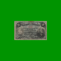 BILLETE FRACCIONARIO 0,05 CTVOS, BOT 1008, AÑO 1891, ESTADO BUENO.-