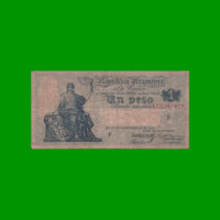 BILLETE CAJA DE CONVERSION $ 1,00, BOT 1565, AÑO 1934, ESTADO MUY BUENO-.-