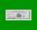 BONO DE TUCUMAN 10.000,00 AUSTRALES, EC 133, AÑO 1990, ESTADO SIN CIRCULAR.-