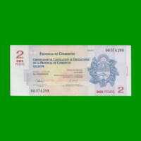 BONO CORRIENTES $2,00, EC 312, SERIE C, ESTADO EXCELENTE+ .-