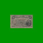 BILLETE FRACCIONARIO 0,05 CTVOS, BOT 1009, AÑO 1891, ESTADO BUENO.-