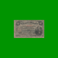 BILLETE FRACCIONARIO 0,05 CTVOS, BOT 1009, AÑO 1891, ESTADO BUENO.-