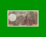 BILLETE DE FRANCIA 10 FRANCOS, PICK 147d, AÑO 1973, ESTADO MUY BUENO.-