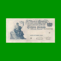 EL PROGRESO $ 5,00, BOT 1875, AÑO 1958, ESTADO SIN CIRCULAR.-