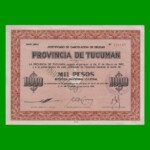BONO DE TUCUMAN MONEDA NACIONAL $ 1.000,00, EC NO CATALOGADO, AÑO 1966, ESTADO EXCELENTE.-