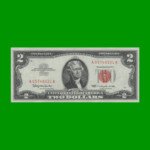 BILLETE DE EEUU 2,00 DOLARES, SELLO ROJO, PICK 382a, ESTADO EXCELENTE+.-