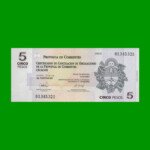 BONO CORRIENTES $5,00, EC 315, SERIE C, ESTADO SIN CIRCULAR.-