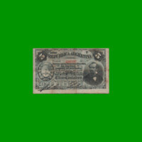 BILLETE FRACCIONARIO 0,05 CTVOS, BOT 1011, AÑO 1891, ESTADO BUENO.-