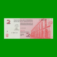 BONO REPOSICION DE CORDOBA $ 2,00, EC 283R, ESTADO SIN CIRCULAR.-