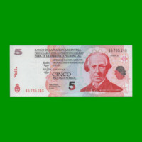 BONO NACIONAL $ 5,00, EC 203 Y MODIFICATORIOS, AÑO 2001, ESTADO SIN CIRCULAR.-