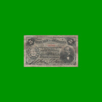 BILLETE FRACCIONARIO 0,05 CTVOS, BOT 1011, AÑO 1891, ESTADO BUENO.-